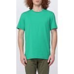 Magliette & T-shirt scontate casual verdi M di cotone a girocollo mezza manica con scollo rotondo Manuel Ritz 