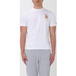 Magliette & T-shirt bianche L di cotone ricamate per Uomo MC2 SAINT BARTH Snoopy 