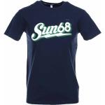Magliette & T-shirt scontate blu S di cotone mezza manica con manica corta per Uomo Sun 68 