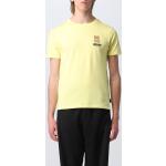 Magliette & T-shirt scontate casual gialle XL di cotone a girocollo a tema orso mezza manica con scollo rotondo Moschino Underwear 