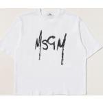 T-shirt Msgm Kids con logo di paillettes