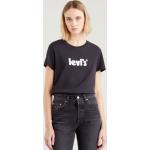 Magliette & T-shirt nere di cotone mezza manica con scollo rotondo per Donna Levi's 