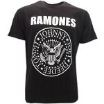 Vestiti ed accessori estivi neri XXL per Uomo T-shirteria Ramones 