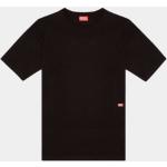 Magliette & T-shirt stampate nere L di cotone per Uomo Diesel 