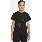 T-shirt classiche nere leopardate per bambina Nike di Nike.com 
