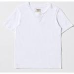 T-shirt manica lunga scontate casual bianche di cotone manica lunga per bambini Nupkeet 
