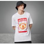 Maglie Manchester United bianche L di cotone per Uomo adidas Graphic 