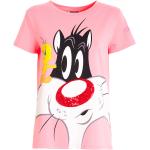Magliette & T-shirt scontate S in jersey con paillettes a girocollo mezza manica con scollo rotondo Fracomina Looney Tunes 
