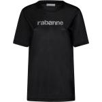 Magliette & T-shirt nere M in poliammide a girocollo mezza manica con scollo rotondo Paco Rabanne 