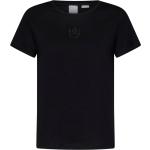 Magliette & T-shirt nere XS di cotone a girocollo mezza manica con scollo rotondo Pinko 