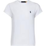 Magliette & T-shirt bianche S di cotone mezza manica con scollo rotondo Ralph Lauren Polo Ralph Lauren 
