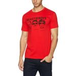 T Shirt Red Faces - (Red) (L) (M)