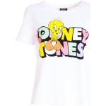 Magliette & T-shirt scontate bianche M in jersey a girocollo mezza manica con scollo rotondo Fracomina Looney Tunes 