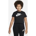 Top classici neri di cotone per bambina Nike di Nike.com 