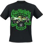 T-Shirt Rockabilly di Gas Monkey Garage - Classic car - S a XXL - Uomo - nero