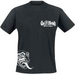 Magliette & T-shirt nere XXL taglie comode di cotone con scollo tondo mezza manica con scollo rotondo per Uomo Gas Monkey Garage 