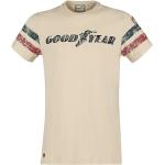 T-Shirt Rockabilly di GoodYear - Grand Bend - S a XXL - Uomo - beige