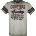 T-Shirt Rockabilly di GoodYear - Men T-Shirt Comfort Fit - S a 3XL - Uomo - verde oliva