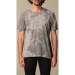 Magliette & T-shirt grigie L in misto cotone a girocollo mezza manica con scollo rotondo Saint Laurent Paris 