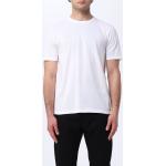 Magliette & T-shirt casual bianche XL di cotone a girocollo lavabili in lavatrice mezza manica con scollo rotondo Saint Laurent Paris 