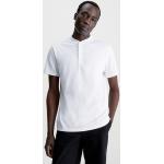 Magliette & T-shirt bianche M di cotone mezza manica in serafino per Uomo Calvin Klein 
