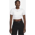 Magliette & T-shirt Slim Fit bianche S per Donna Nike Essentials 