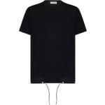 Magliette & T-shirt nere M di cotone con borchie a girocollo mezza manica con scollo rotondo 
