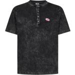 Magliette & T-shirt nere M in serafino per Uomo Diesel 