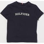 T-shirt manica lunga blu mezza manica per bambini Tommy Hilfiger 