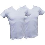 Magliette & T-shirt bianche L di cotone mezza manica 2 pezzi con scollo a V per Uomo Henry Cotton´s 