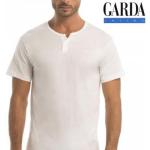 Magliette & T-shirt bianche di cotone mezza manica in serafino per Uomo Garda 