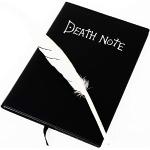 Taccuino Death Note da collezione con penna piuma