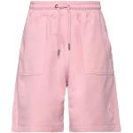 Shorts scontati rosa M di cotone tinta unita a vita alta per Uomo Tagliatore 