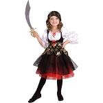 Costumi rossi 12 anni in poliestere da pirata per bambina di Amazon.it Amazon Prime 