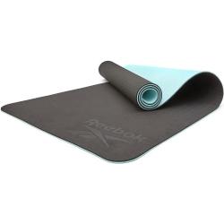 Tappetino Yoga bifacciale Reebok - 6 mm - Blu