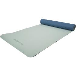 Tappetino Yoga TPE Tunturi - 4mm - Azzurro/Blu scuro