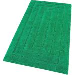 Set tappeti verdi di cotone lavabili in lavatrice 3 pezzi da bagno Emmevi 