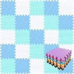 Tappeti puzzle blu 