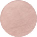 Passatoie rosa di lana diametro 150 cm 