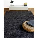floor factory tappeto moderno Colors grigio antracite 160x230cm tappeto shaggy pelo lungo super economico