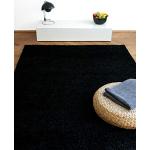 floor factory tappeto moderno Colors nero 200x200cm tappeto shaggy pelo lungo super economico