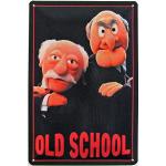 Targa in metallo, 20 x 30 cm, bombata Muppet Show Old School, decorazione regalo