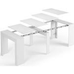 Tavolini moderni bianchi di legno allungabili 