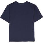 Magliette & T-shirt scontate blu navy XL in viscosa a tema orso mezza manica con scollo rotondo per Donna Moschino Kids 