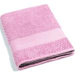 Asciugamani rosa di spugna tinta unita da bagno Caleffi 