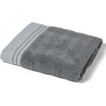 Asciugamani antracite 100x150 di cotone tinta unita da bagno Caleffi 