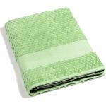 Asciugamani verdi di spugna tinta unita da bagno Caleffi 