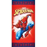 Asciugamani rossi in poliestere da bagno Spiderman 