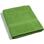 Asciugamani verdi di spugna tinta unita da bagno Caleffi 