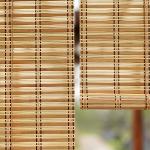 Tende in legno di bambù semitrasparenti a pacchetto 